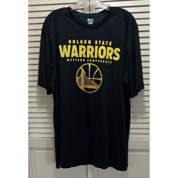 NBA TX3 Golden State Warriors Graphic Logo Shirt Short Sl Size XL Basketball - Picture 1 of 6